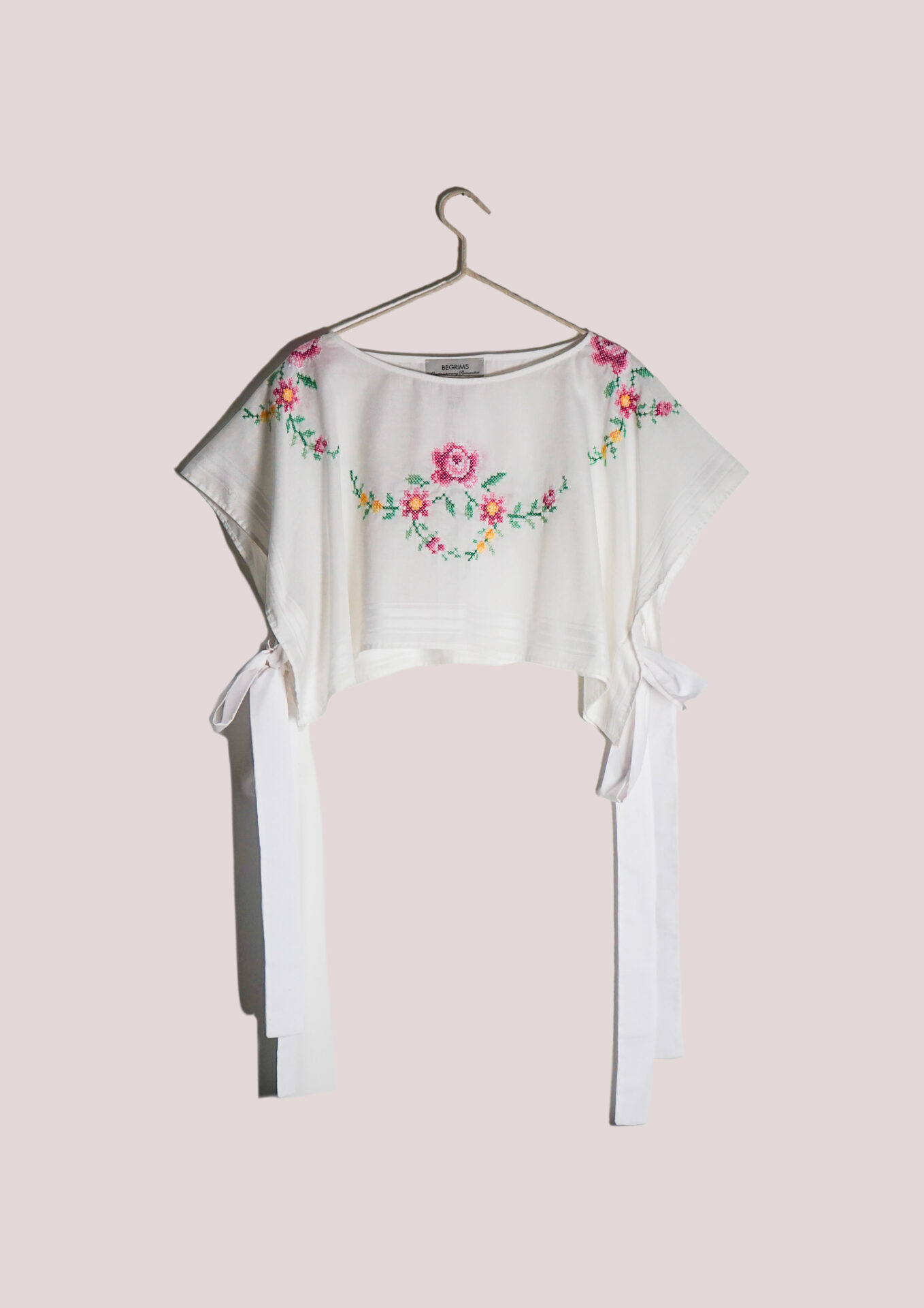 Flower Bouquet Wrap Top