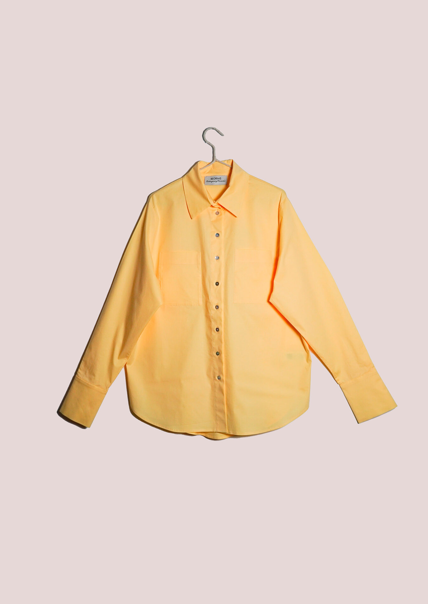 Yellow Butterflies Oversized Shirt