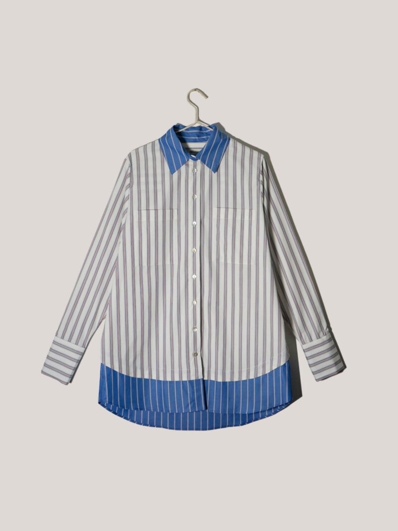 Sifnos Striped Shirt Dress