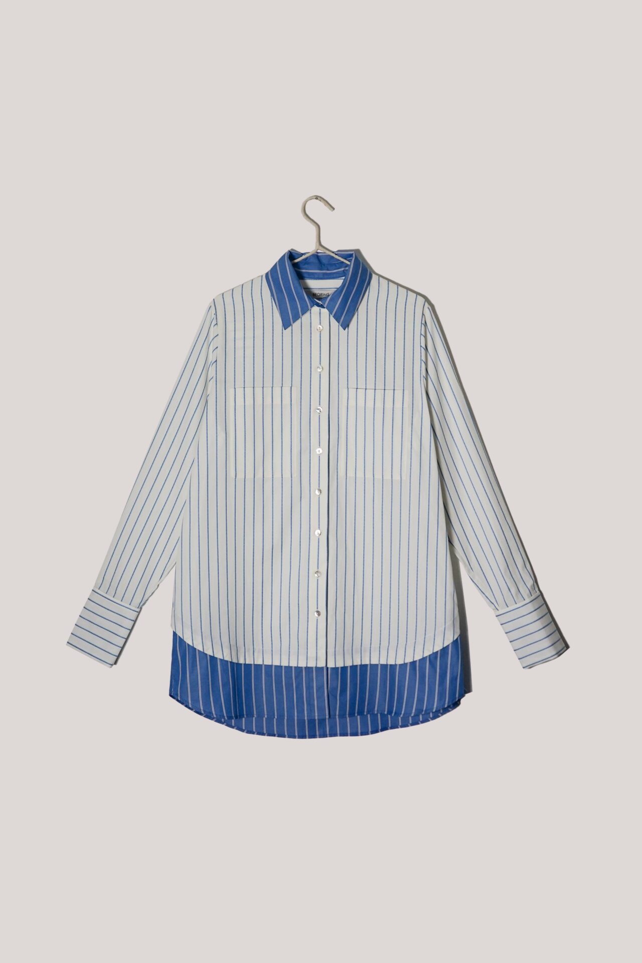 Milos Striped Shirt Dress