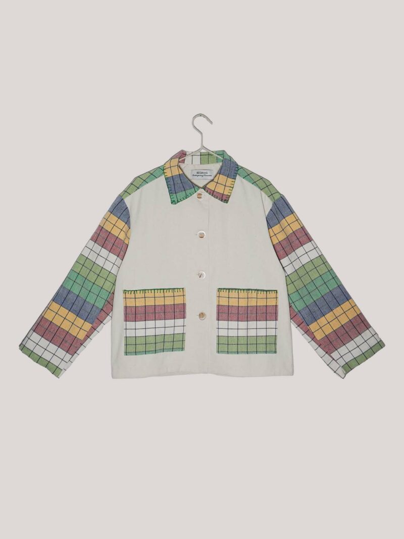 Sunday's Half Rainbow Handwoven Jacket